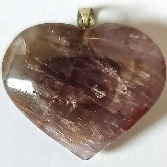 Sage Goddess Jewelry - Super 7 Heart Pendant